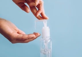 Hand sanitizer saved a person from the disease.